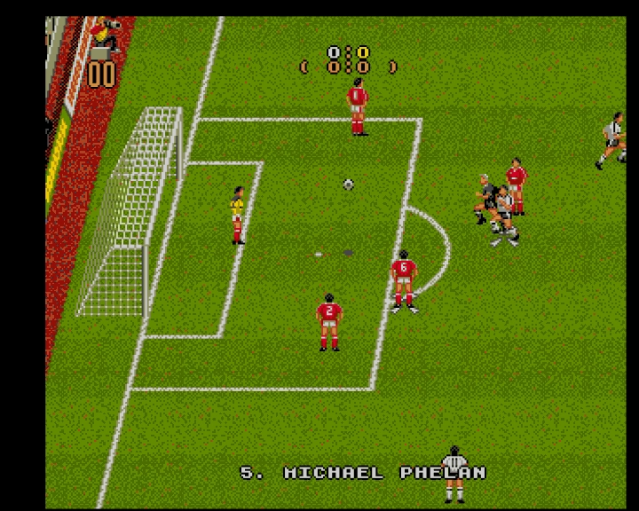 Screenshot of the game MicroLeague Action Sports Soccer