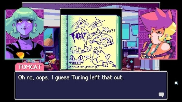 Screenshot of the game Read Only Memories: Neurodiver