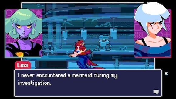 Screenshot of the game Read Only Memories: Neurodiver