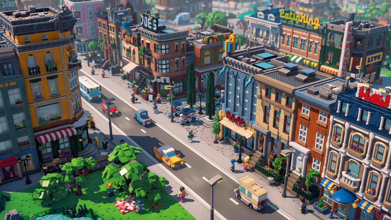 Screenshot of the game LEGO Skylines