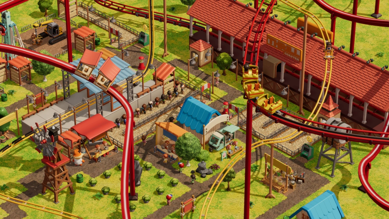 Foto do jogo RollerCoaster Tycoon Wonderworks