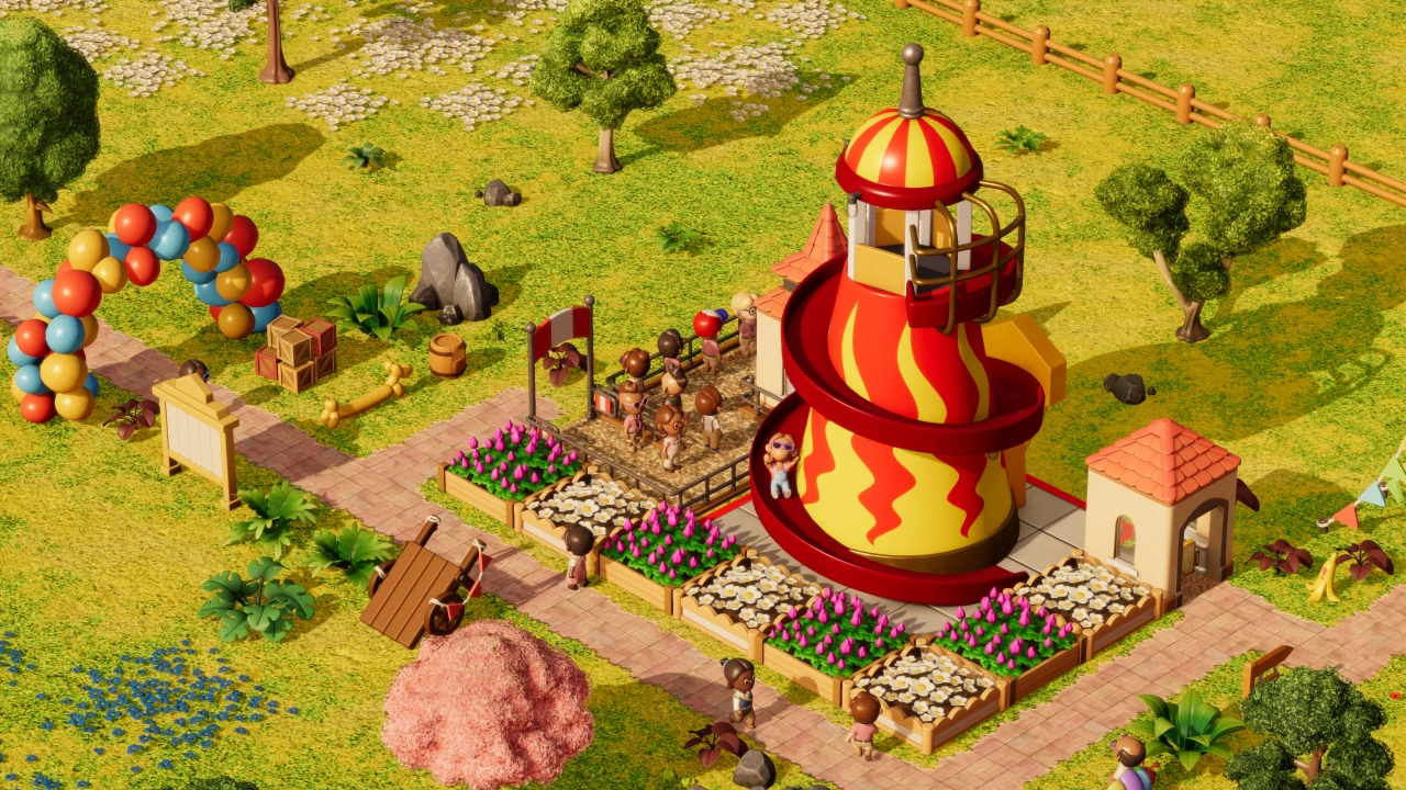 Foto do jogo RollerCoaster Tycoon Wonderworks