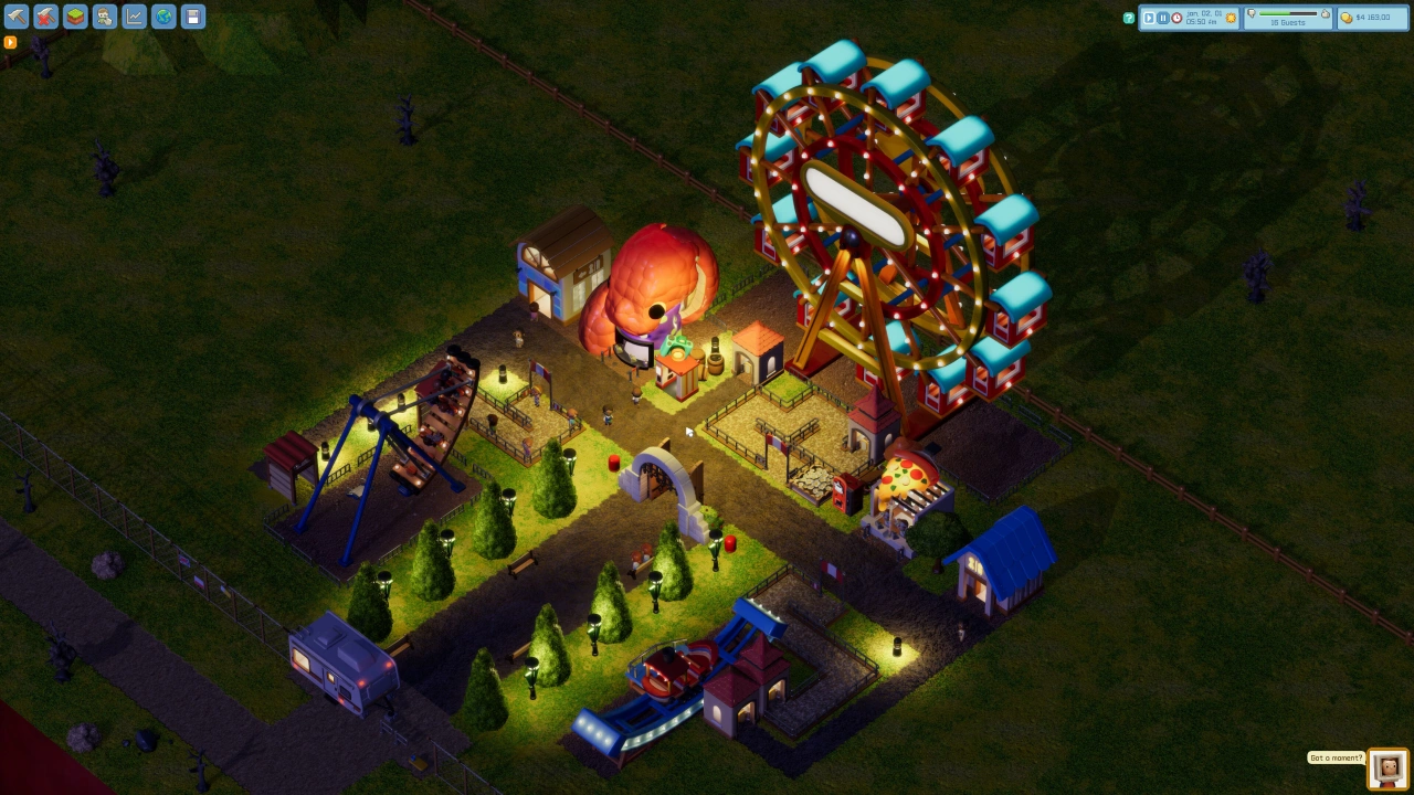 Foto do jogo RollerCoaster Tycoon Wonderworks