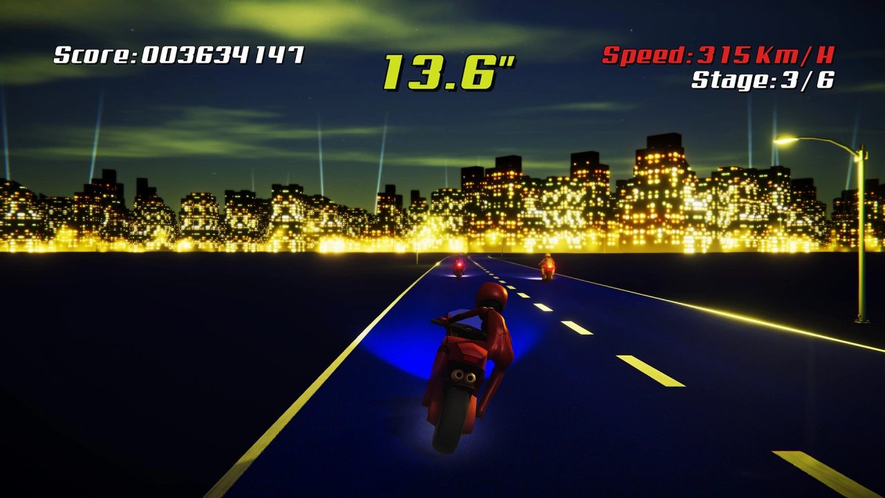 Screenshot of the game Super Night Riders