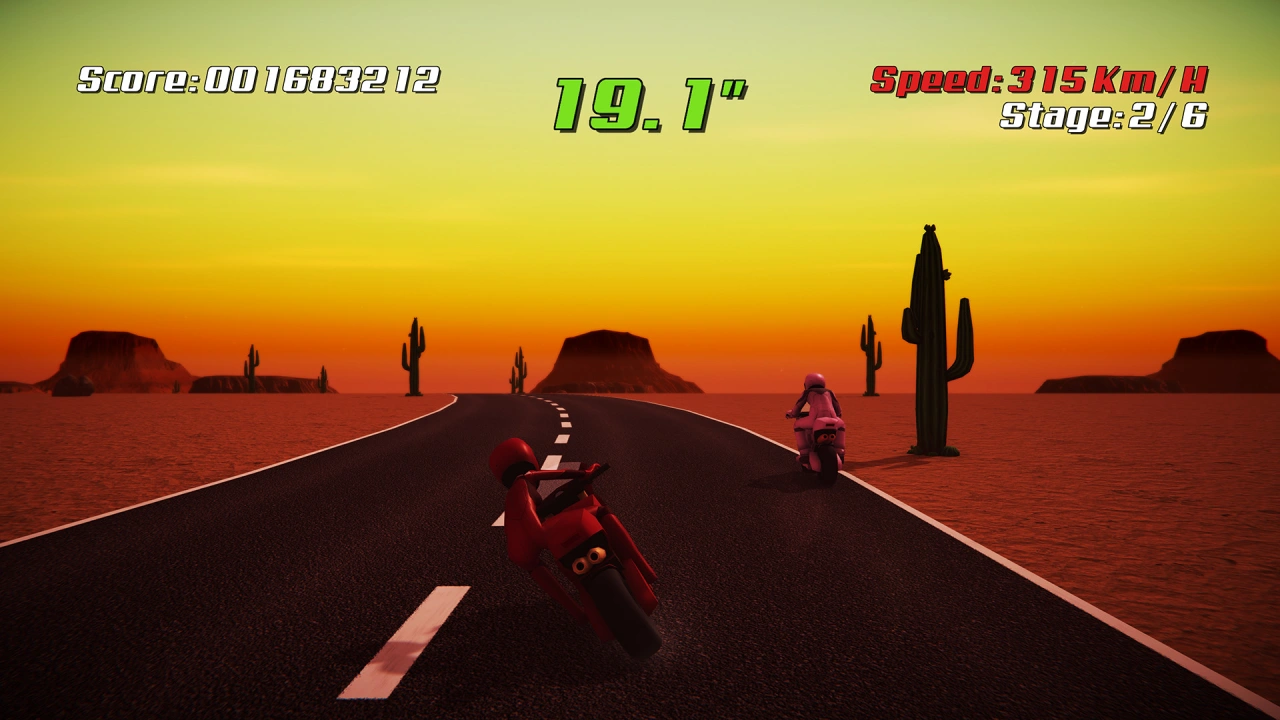 Screenshot of the game Super Night Riders