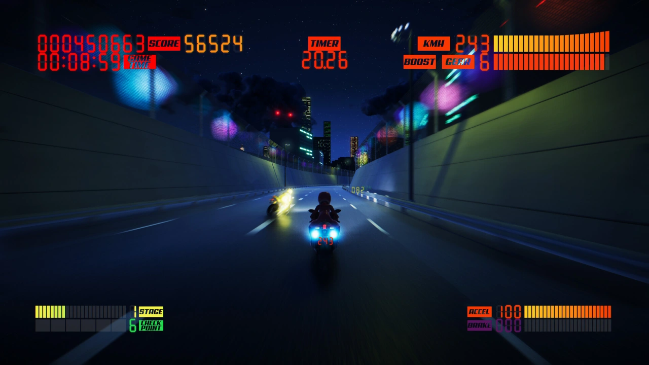 Screenshot of the game Super Night Riders S1