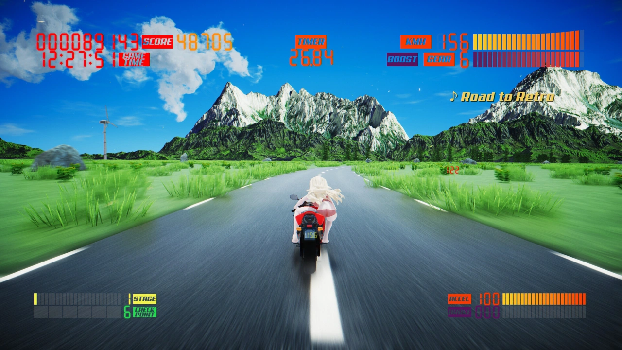 Screenshot of the game Super Night Riders S1