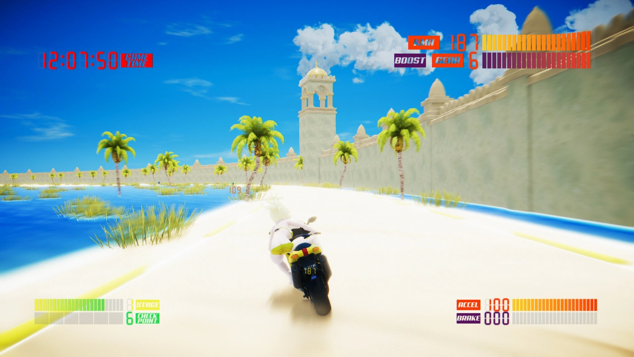 Screenshot of the game Super Night Riders S1