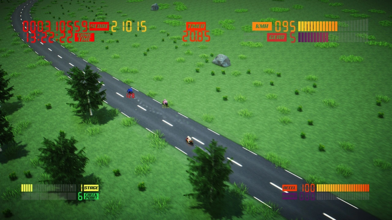 Screenshot of the game Super Night Riders S1