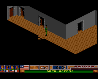 Screenshot of the game Escape from Colditz