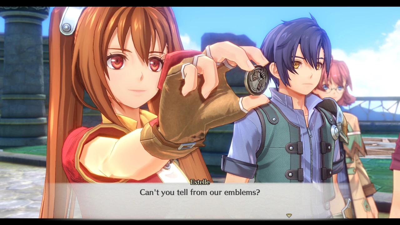 Screenshot of the game Trails in the Sky 1st Chapter