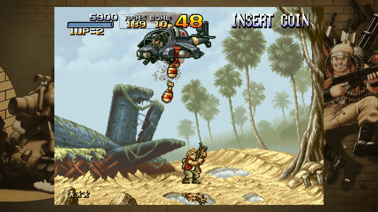 Screenshot of the game Metal Slug Ultimate Collection