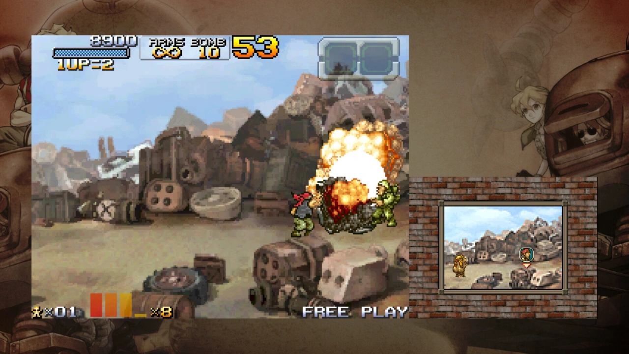 Screenshot of the game Metal Slug Ultimate Collection