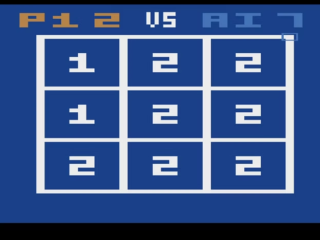 Screenshot of the game Dots and Boxes