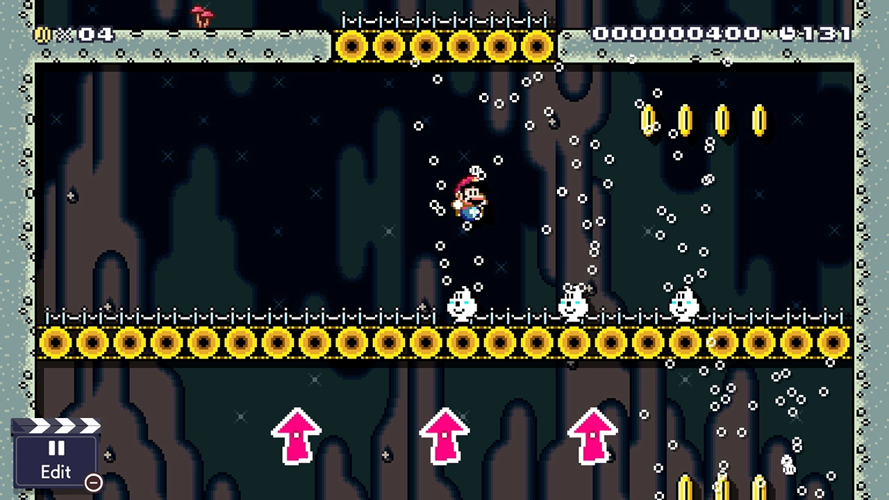 Screenshot of the game Super Mario Maker 2