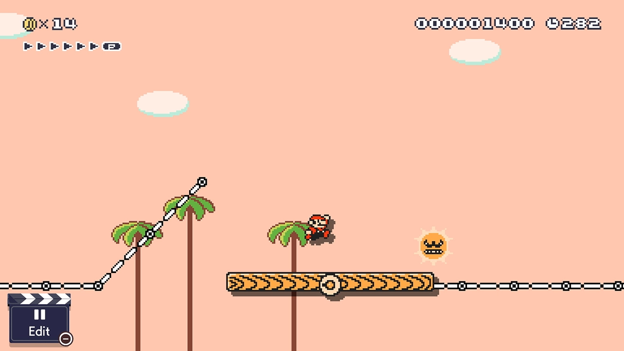 Screenshot of the game Super Mario Maker 2
