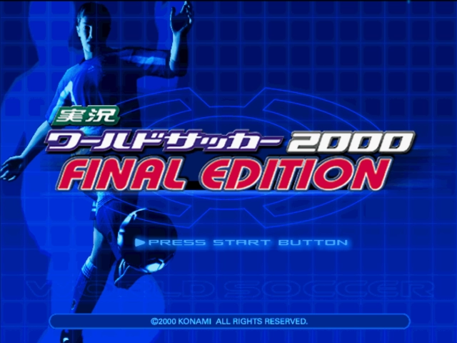 Foto do jogo Jikkyou World Soccer 2000 Final Edition