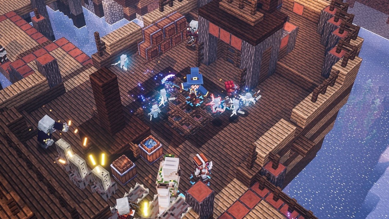 Jogo Minecraft Dungeons Xbox One Mojang em Promoção é no Bondfaro