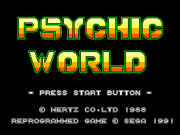 Picture of the game Psychic World