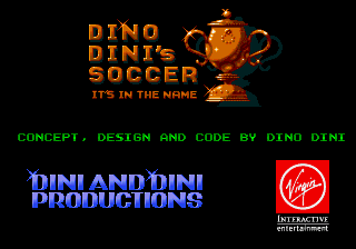 Screenshot of the game Dino Dinis Soccer