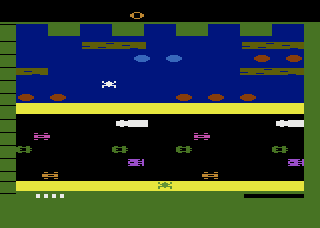 Picture of the game Frogger