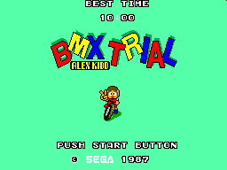 Picture of the game Alex Kidd BMX Trial