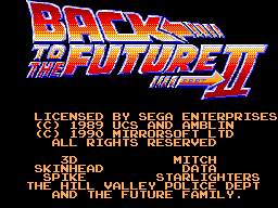 Picture of the game Back to the Future Part II