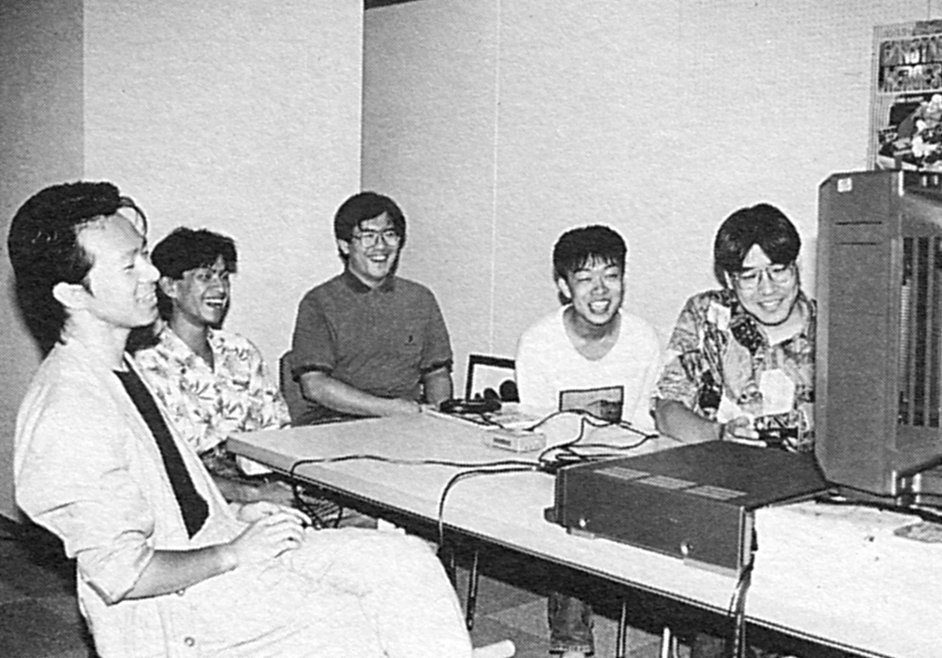 <p>Da esquerda para direita: Han, Ukyo, Ogino, Fukuryu, Yaiman</p>