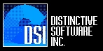 Distinctive Software developer logo
