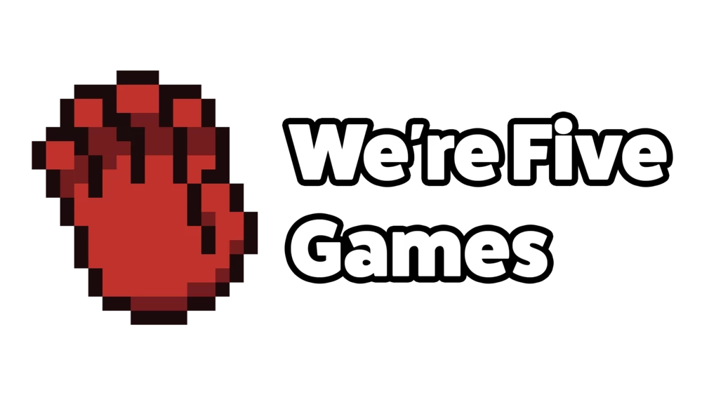 We're Five Games developer logo