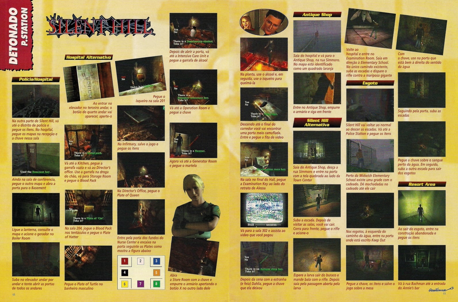 Revista Gamestation Especial 9 Silent Hill 1 E 2 Detonados