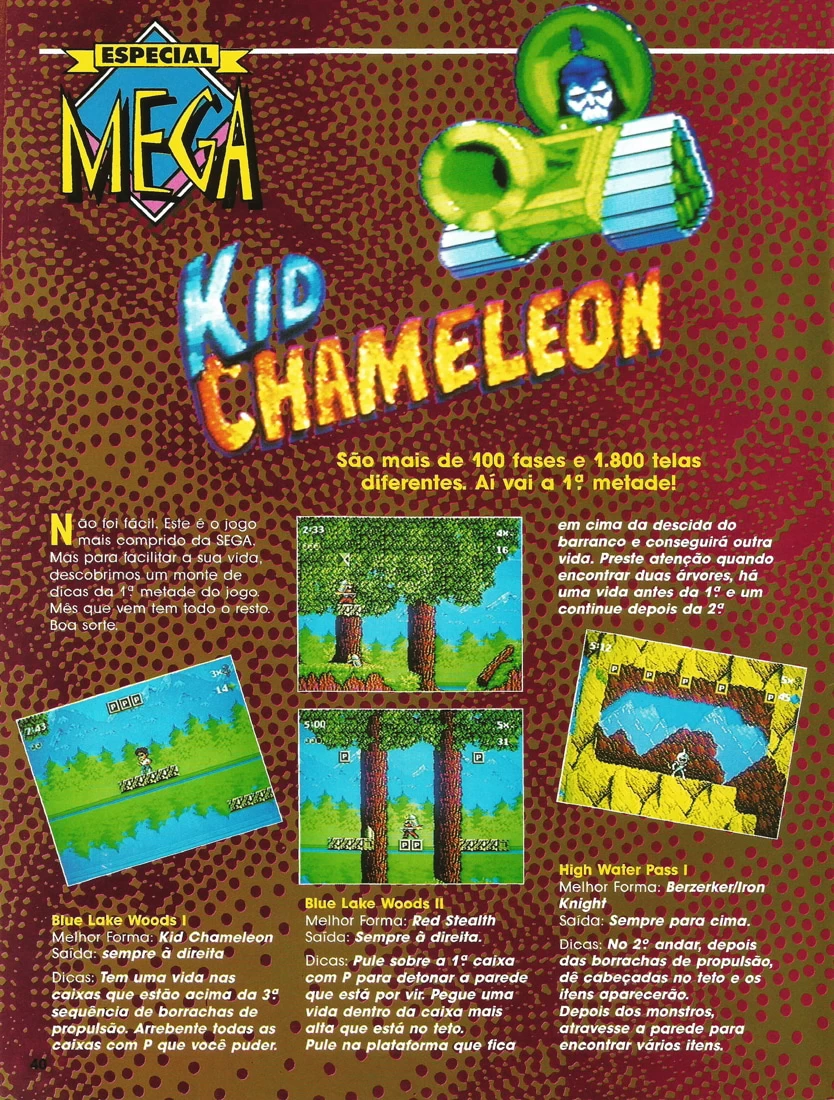 SHUGAMES !: Guia Completo Kid Chameleon (Mega Drive)