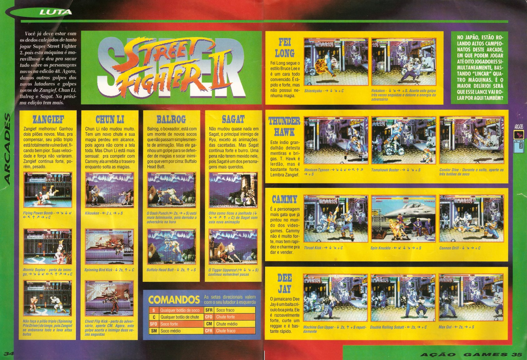 O QUE ELES FALAM?! Os Golpes de STREET FIGHTER 2! 