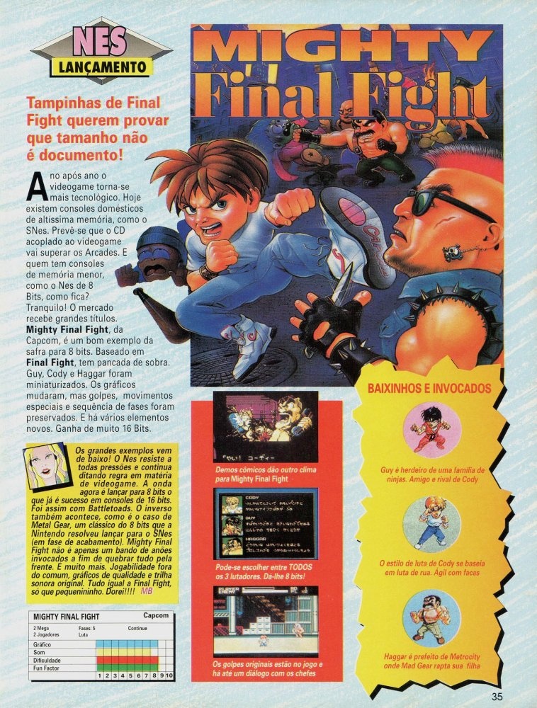 Final Fight (Multi), um dos devoradores de ficha mais amados de uma geração  - GameBlast