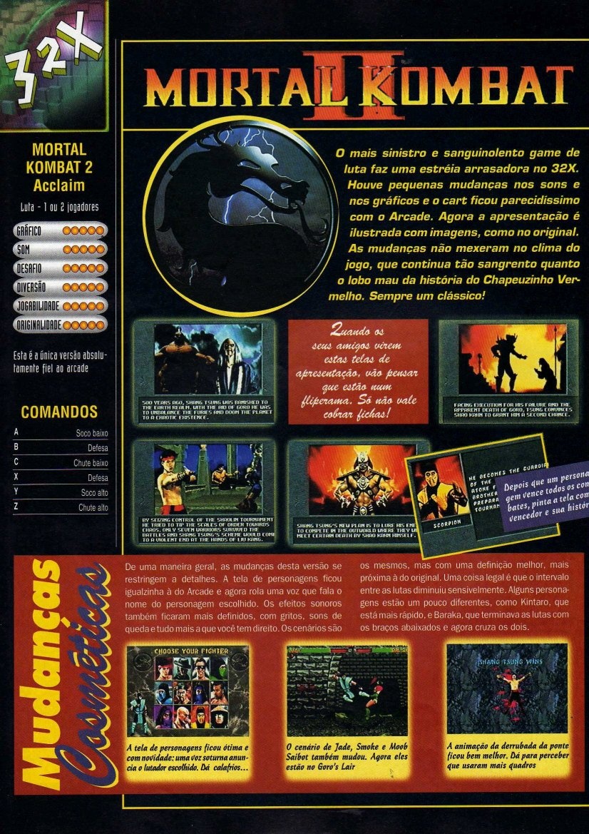 Mortal Kombat II 32X Arcade Edition