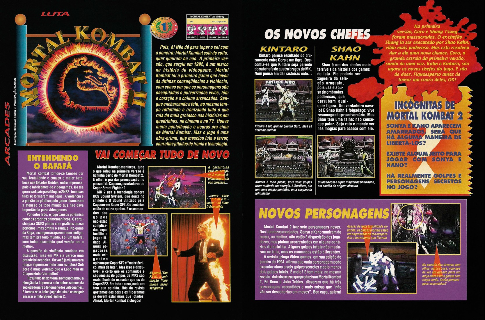 Mortal Kombat II – golpes