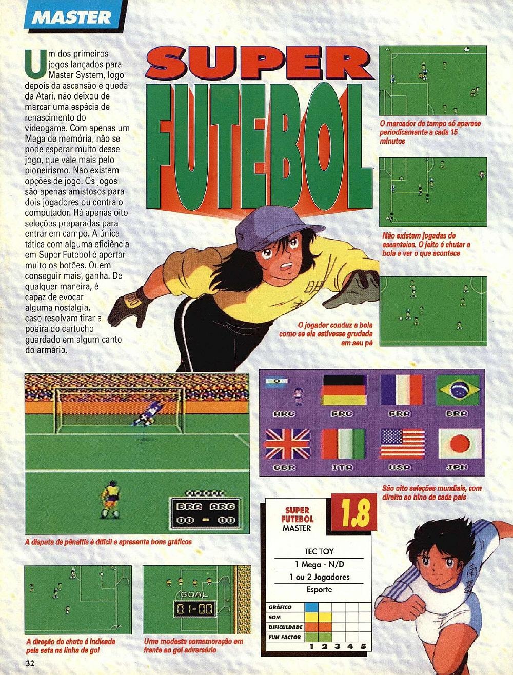 Super Futebol 2 Tectoy - Master System